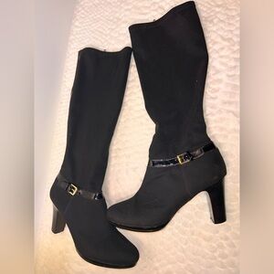 Ralph Lauren Melida ll  Knee-High Women's Boots. Size 10 Black